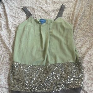 Women’s dressy tank top with sequins